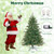 6/7/8 Feet Christmas Tree with Warm White LED Lights and Pine Cones-6 ft - Color: Green - Size: 6 ft D681-CM24824US