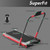 2-in-1 Folding Treadmill with Remote Control and LED Display-Red - Color: Red D681-SP37513RE