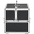  Make-up Case 8.7"x11.8"x8.3" Black Aluminum A949-91829