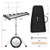 32 Note Glockenspiel Xylophone Percussion Bell Kit with Adjustable Stand - Color: Black D681-MU10064