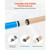Pool Cue, 4 Pieces Pool Stick, 58 inch Canadian Maple Wood Billiard Pools Stick with ABS Connection E415-MSTQGMSGFM58WZGEZ001V0