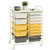 15-Drawer Storage Rolling Organizer Cart-Yellow - Color: Yellow D681-HW53825YE