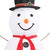 Snowman Figure White Fabric Large Christmas Snowman Figure A949-329762