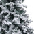 Artificial Christmas Tree Green with white flocked snow PVC, Steel A949-320966