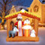 6 Feet Christmas Inflatables Nativity Scene Outdoor Decoration with Built-in LED Lights B593-CM25256US
