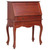  Secretary Desk Brown Solid mahogany wood 30.7 x 16.5 x 40.6 in A949-283841