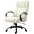 Cream White Big/Tall Adjustable Height Office Chair - 500 lbs. Weight Capacity Q280-CREGHSJJ654135