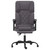  Massage Office Chair Gray Faux leather, metal, plywood Medium A949-349781
