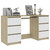  Writing Desk White and Sonoma Oak Engineered Wood Writing Desk A949-800815