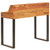  Desk Natural Wood Solid Acacia Wood and Powder Coated Steel A949-247964