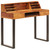  Desk Natural Wood Solid Acacia Wood and Powder Coated Steel A949-247964