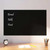  Wall-mounted Magnetic Board Black 39.4"x23.6"Tempered Glass A949-347946