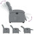  Stand Up Recliner Chair Light grey A949-3205824