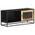  TV Cabinet Black, Brown Rough Mango Wood, Iron, MDF Medium A949-323150