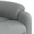  Massage Recliner Chair Light grey Fabric, Metal, Plywood, Foam A949-3206096