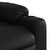  Massage Recliner Chair Black Faux leather, metal, plywood Single A949-3206847