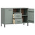  Sideboard Grey Solid pine wood, metal Medium Sideboard A949-351019