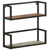  Wall Shelf Multicolour wood, black frame A949-321077
