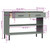  Console Cabinet Grey Solid pine wood, Metal Medium Cabinet A949-351004