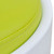  Stool White, Apple Green ABS Plastic, Faux Leather Standard Stool A949-242245