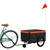 Bike Trailer Black and Orange 99.2 lb Iron A949-94103