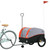 Bike Trailer Black and Orange 99.2 lb Iron A949-94152
