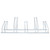 Bicycle Stand for 5 Bikes Floor Freestanding Galvanized Steel A949-4005576