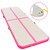 Inflatable Gymnastics Mat with Pump 157.4"x39.3"x3.9" PVC Pink A949-91915