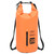 Dry Bag with Zipper Orange 5.3 gal PVC A949-92785