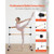 Ballet Barre, 4 Ft Double Beechwood Barre Bar for Home, Freestanding Portable Ballet Stretching Dan E415-CZLDBLWG2GHGOCS85001V0