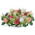 Artificial Rose Wreath, 14-Inch Diameter Faux Flower Wreath with Pink and White Roses, Flower Arran E415-ZSHQHXFSBS14A840T001V0