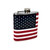 Top Shelf Flasks Stitched American Flag Flask, 6 oz D800-6OZAMFW