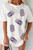 White Sequin American Flag Can Oversized Graphic Tee T543-8783357051122