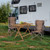 Portable Camping Chair with 400 LBS Metal Frame and Anti-Slip Feet B593-NP12054