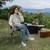 Portable Camping Chair with 400 LBS Metal Frame and Anti-Slip Feet B593-NP12054