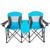 Portable Folding Camping Canopy Chairs with Cup Holder-Blue - Color: Blue D681-OP70569BL