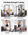Power Cage Power Rack, Multifunctional Barbell Squat Rack with Adjustable Height, Home Gym Strength E415-DGNSDJDTJ000DMT40001V0