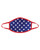 Neva Nude Murica USA Blue Star Mask w/100% Cotton Liner Red MD X615-NN-AMEREDM