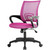 Pink Modern Mid-Back Ergonomic Mesh Office Desk Chair with Armrest on Wheels Q280-PHOCLAB5291925483