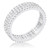 Chare 1.3ct CZ Rhodium Classic Band Ring R599-R08520R-C01