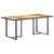 Dining Table Natural Mango Wood Solid mango wood, powder-coated iron A949-320695