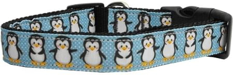 Penguins Nylon Dog Collar Medium Narrow S528-125-037 MDN