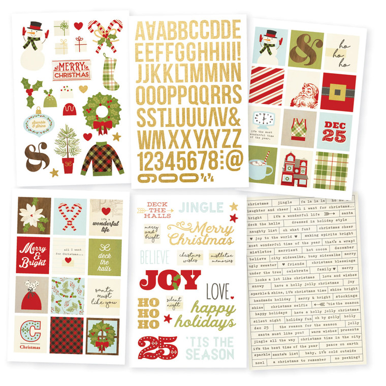 7332 Classic Christmas Stickers N274-FC01020527
