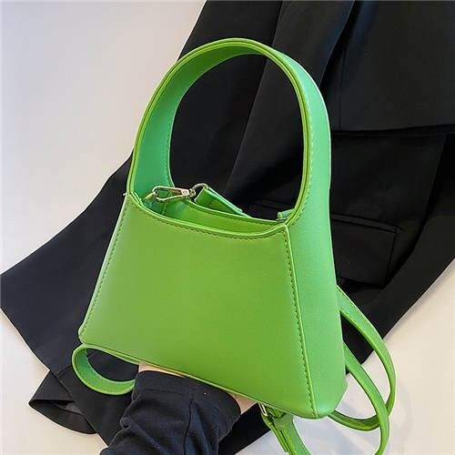 Alphabet A Shape Design Minimalist Fashion Women Wholesale Handbag - Green A392-fhbg0369