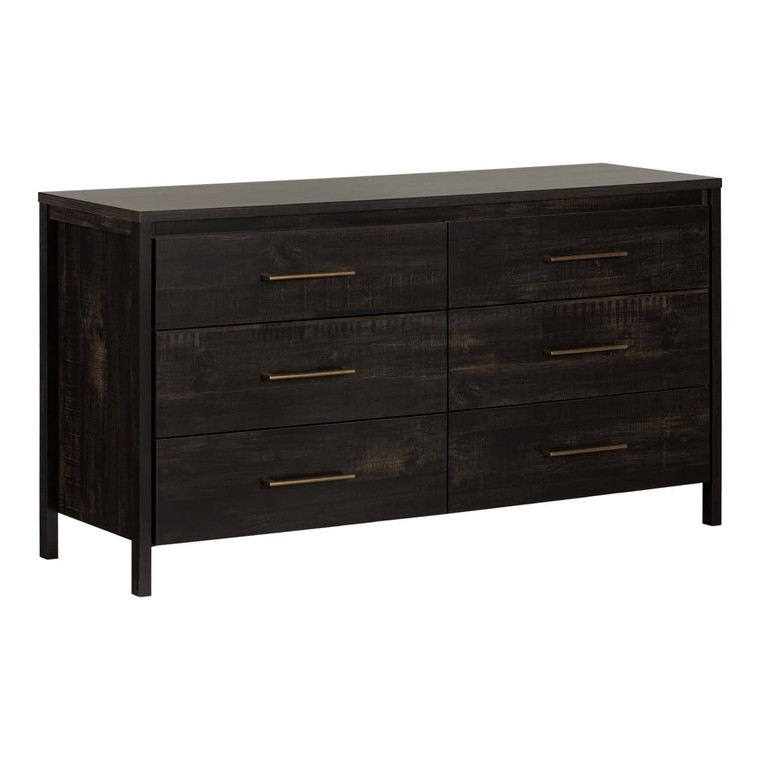 Modern Java 6 Drawer Double Dresser Q280-QWPV1982