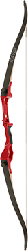 October Mountain Ascent Recurve Bow Red 58 in. 25 lbs. RH R557-OMP81550