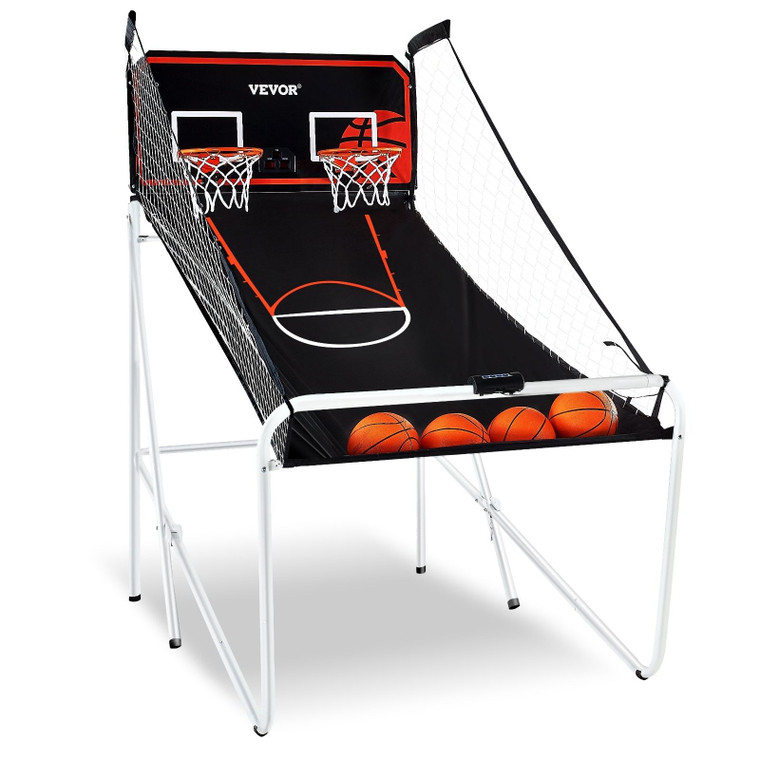 Foldable Basketball Arcade Game, 2 Player Indoor Basketball Game, Home Dual Shot Sport with 4 Balls E415-TJZDLQQYXJ1IYN27SV9