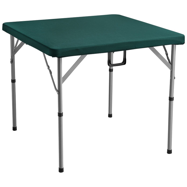 Mahjong Table, Fold-in-Half 4 Player Card Table with Wear-Resistant Green Tabletop, Portable Bi-Fol E415-SDMJZBSWZDSTQ0FNSV0