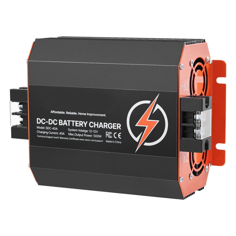 12V 40A DC to DC Battery Charger, 500W, On-Board Battery Charger for Lead-Acid, Lithium, AGM, GEL,  E415-ZLDZLDDYSRCDCJ0ZKV9