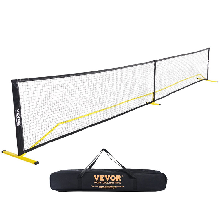 Portable Pickleball Net System, 22FT Regulation Size Net, Weather Resistant Steady Metal Frame & St E415-PKQWTZWHLTZ2NE3SEV0
